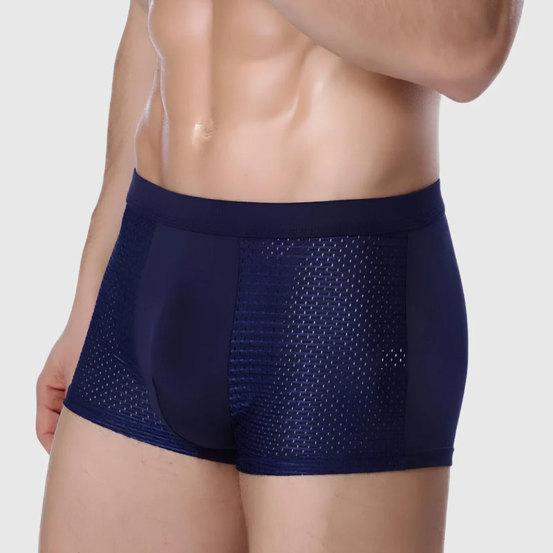 [Pague 5, Leve 10] Kit de Cuecas Brave Boxer de Fibra de Bambu com 2 BRINDES: Relógio e Óculos