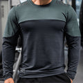 Camiseta Masculina Para Academia Manga Longa Dry Fit