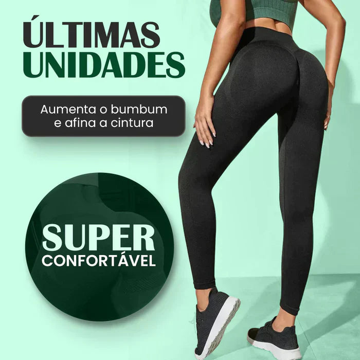 Kit 5 Calças Legging + 1 Topper de Brinde - Aumenta Bumbum e Afina Cintura | PROMOÇÃO QUEIMA DE ESTOQUE