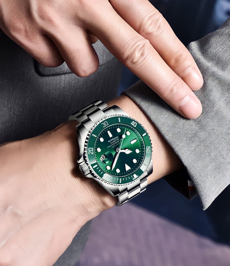 Relógio Masculino Elegance Steel - Luxo e Modernidade em Aço