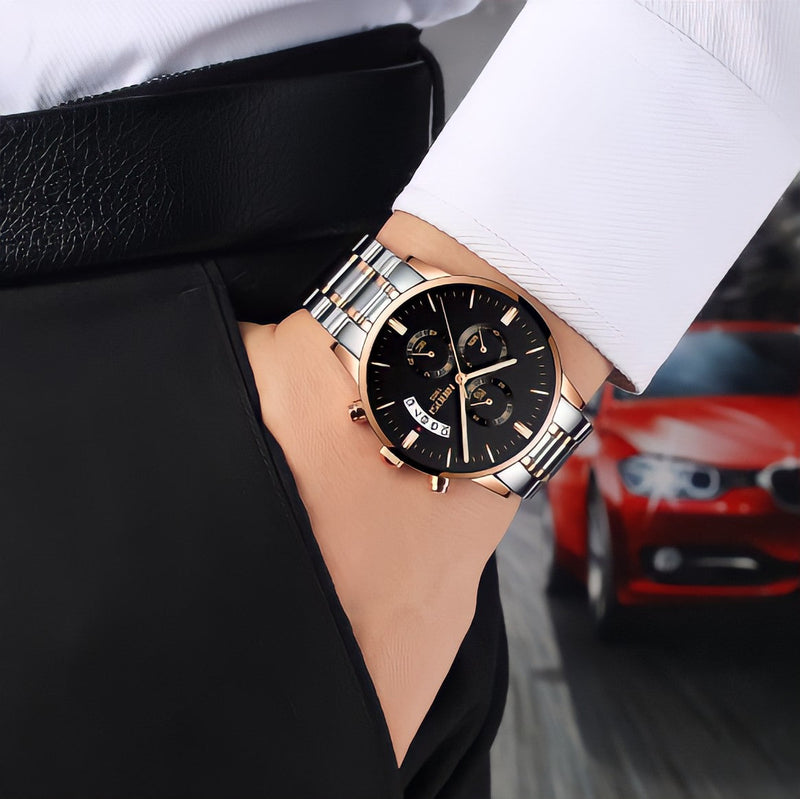 Relógio Masculino Nibosi Extreme Original - Luxo e Modernidade em Cada Detalhe