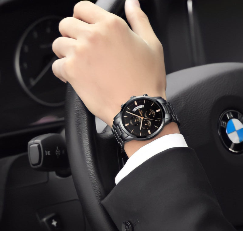 Relógio Masculino Nibosi Extreme Original - Luxo e Modernidade em Cada Detalhe