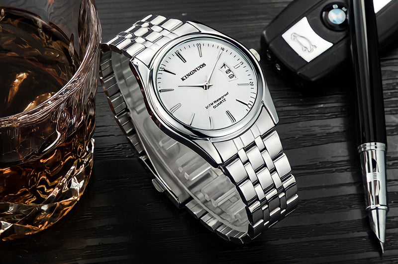 Relógio Masculino Kingnuos Luxury Quartzo