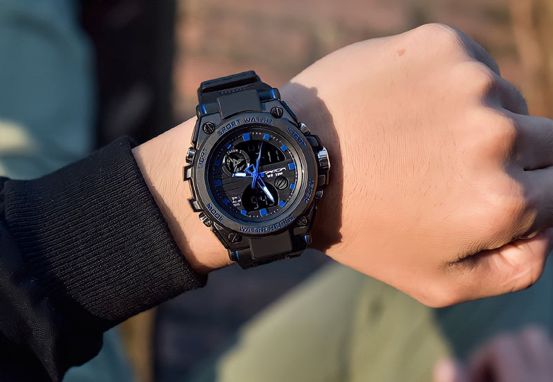 Relógio Masculino de Quartzo SANDA™ Sports - À Prova d'água e de Choque