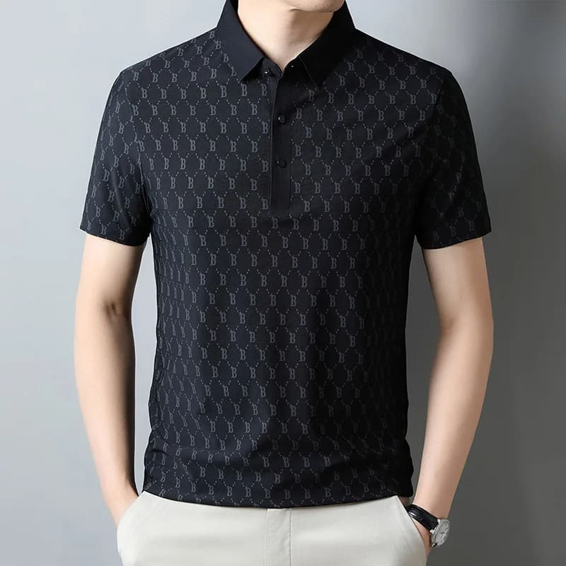 Camisa Polo Masculina Preta