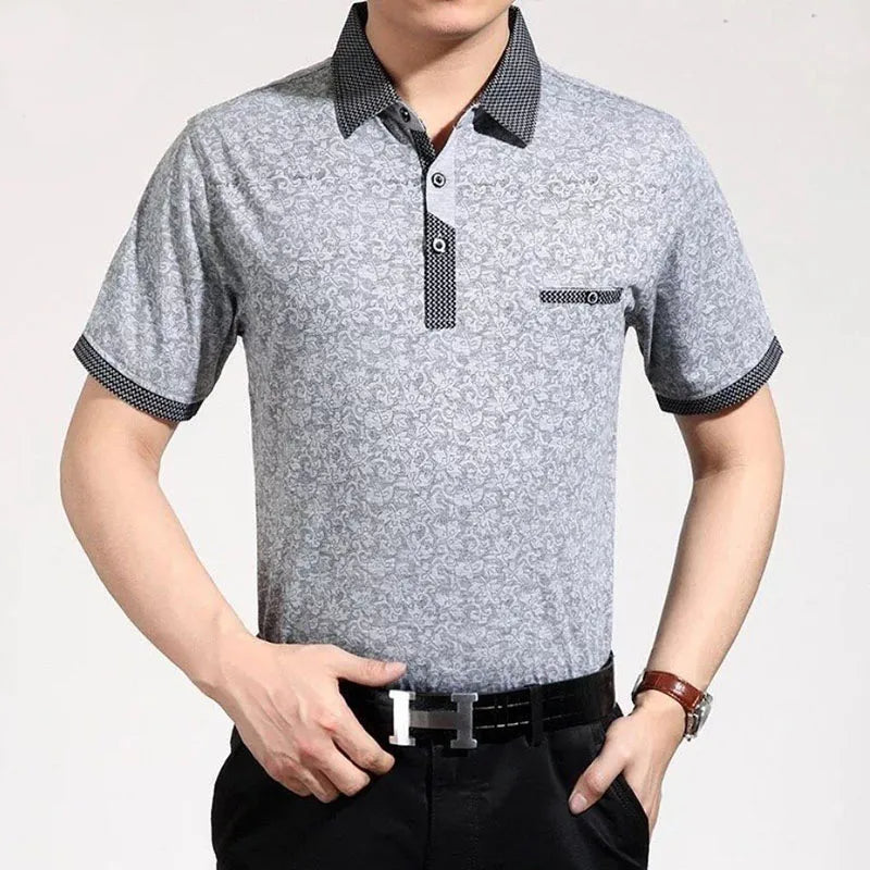 Camisa Polo Em Seda Gelo - Design Luxuoso