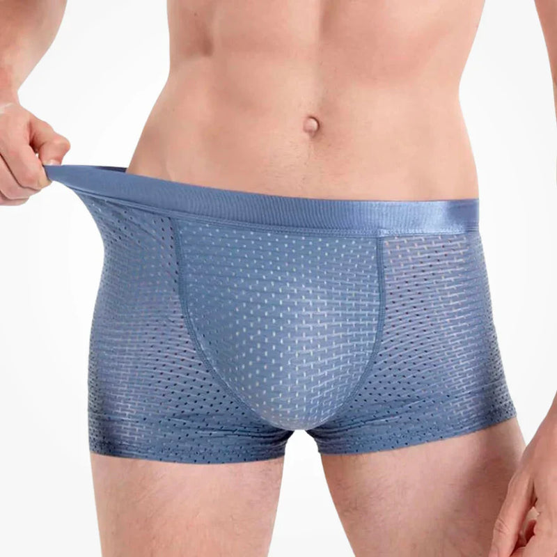 [Pague 5, Leve 10] Kit de Cuecas Brave Boxer de Fibra de Bambu com 2 BRINDES: Relógio e Óculos