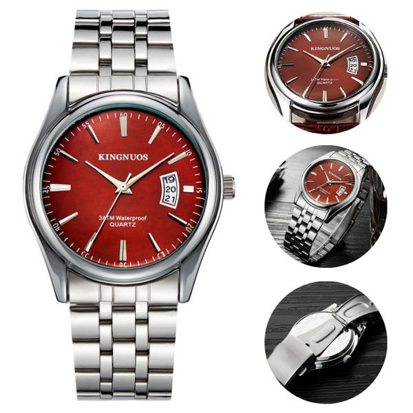 Relógio Masculino Kingnuos Luxury Quartzo