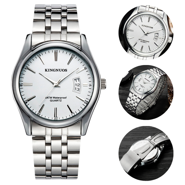 Relógio Masculino Kingnuos Luxury Quartzo