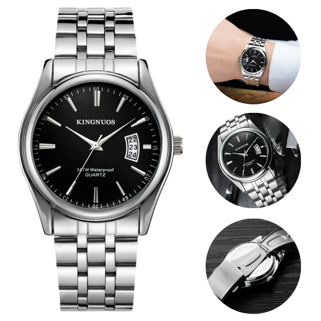 Relógio Masculino Kingnuos Luxury Quartzo