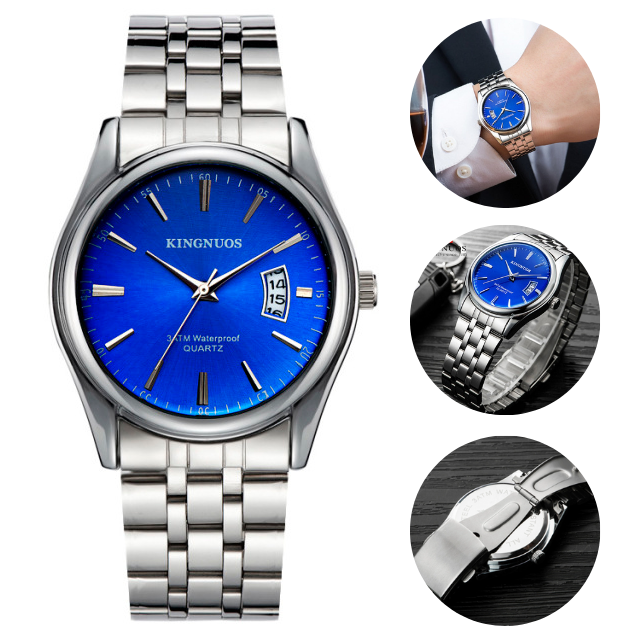 Relógio Masculino Kingnuos Luxury Quartzo