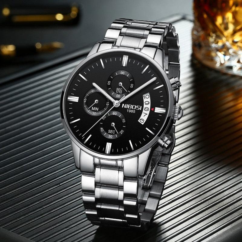Relógio Masculino Nibosi Extreme Original - Luxo e Modernidade em Cada Detalhe