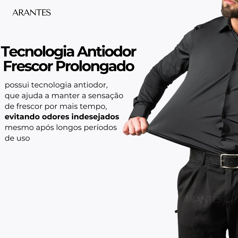 Pague 1 Leve 2 |  Camisa Ultra Tech Social - Original Anti amassados