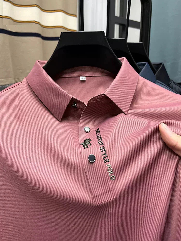 Camisa Polo Rosa