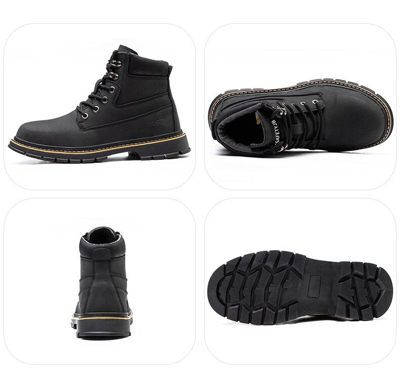 Coturno Masculino em Couro - Army Star