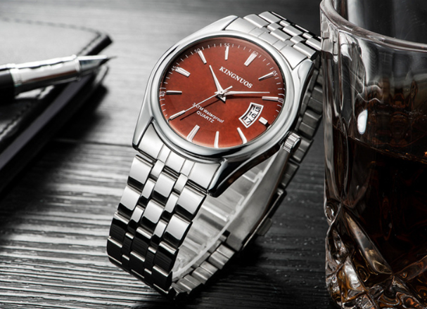 Relógio Masculino Kingnuos Luxury Quartzo
