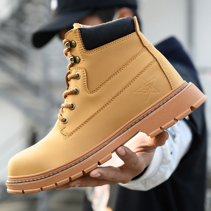 Coturno Masculino em Couro - Army Star