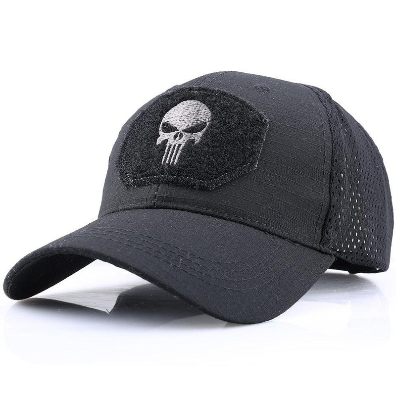 Boné Camuflado Multicamadas Ajustável - SkullHat - Loja Justa