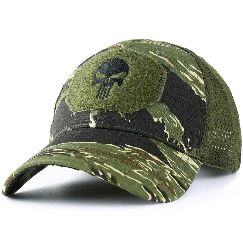 Boné Camuflado Multicamadas Ajustável - SkullHat - Loja Justa