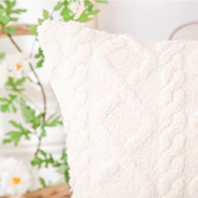 Travesseiro Estilo Boho - 45x45 Algodão e Linho