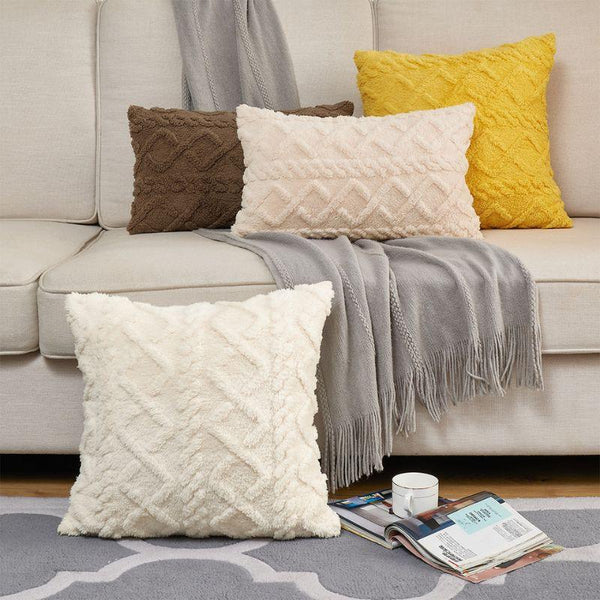 Travesseiro Estilo Boho - 45x45 Algodão e Linho