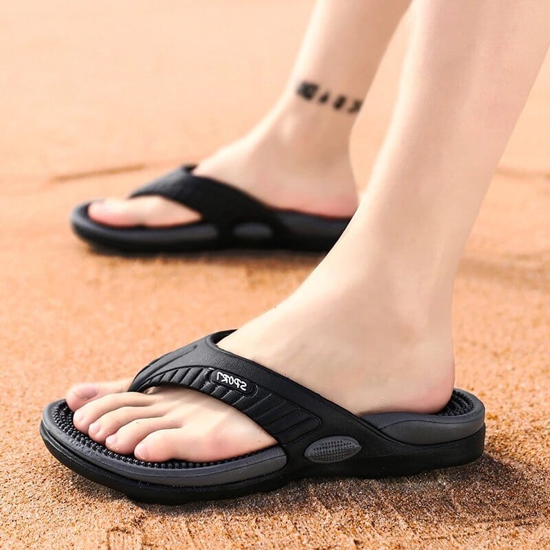 Chinelo Masculino Massageador Ortopédico