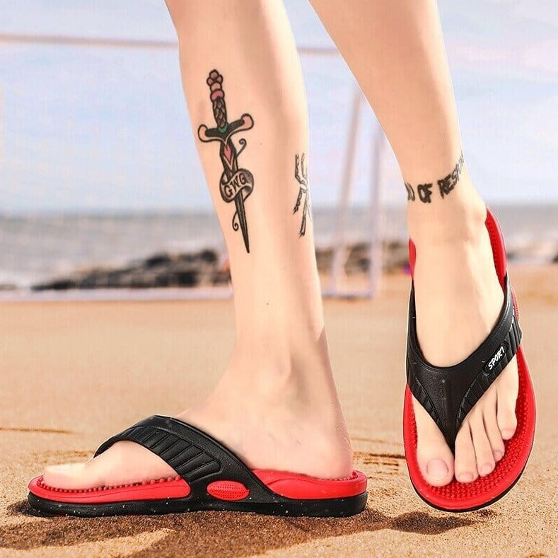 Chinelo Masculino Massageador Ortopédico