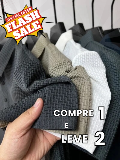 Camisa Masculina Polo Premium - (COMPRE 1 E LEVE 2)
