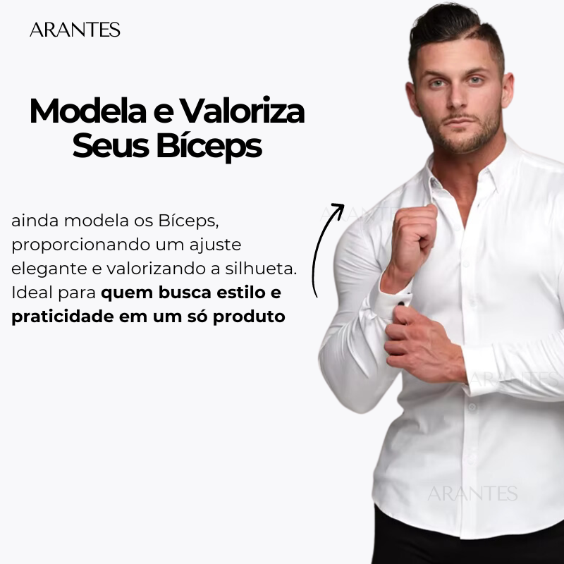 Pague 1 Leve 2 |  Camisa Ultra Tech Social - Original Anti amassados