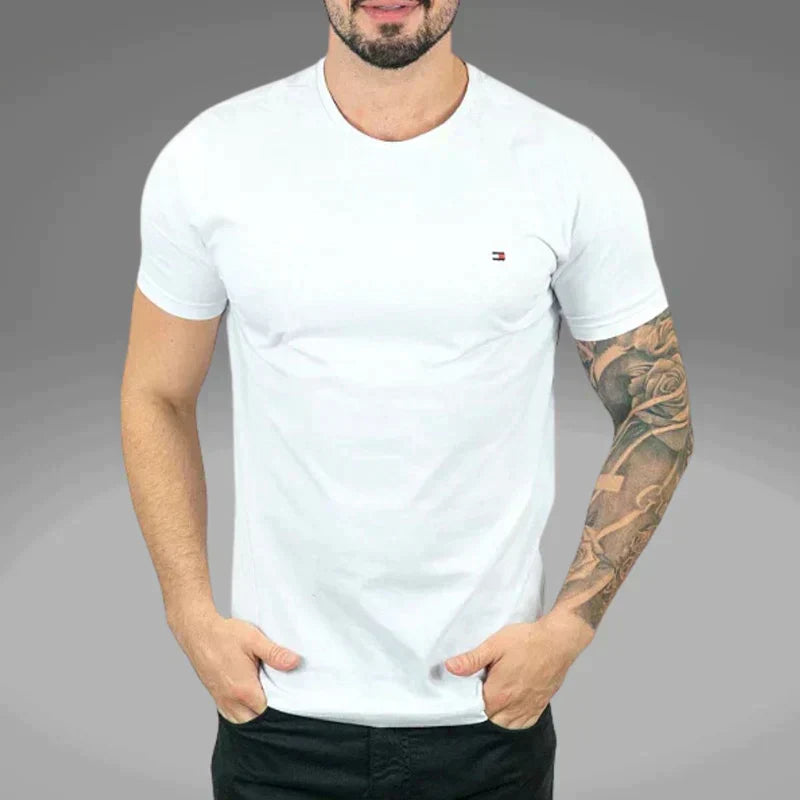 Kit 5 Camisetas Casual Básicas Tommy | Pague 3 e Leve 5 - ÚLTIMAS UNIDADES