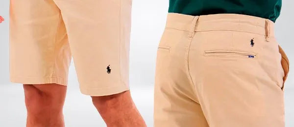 (PAGUE 3 LEVE 7) Bermudas Ralph Lauren 100% Sarja Premium - Últimas Unidades