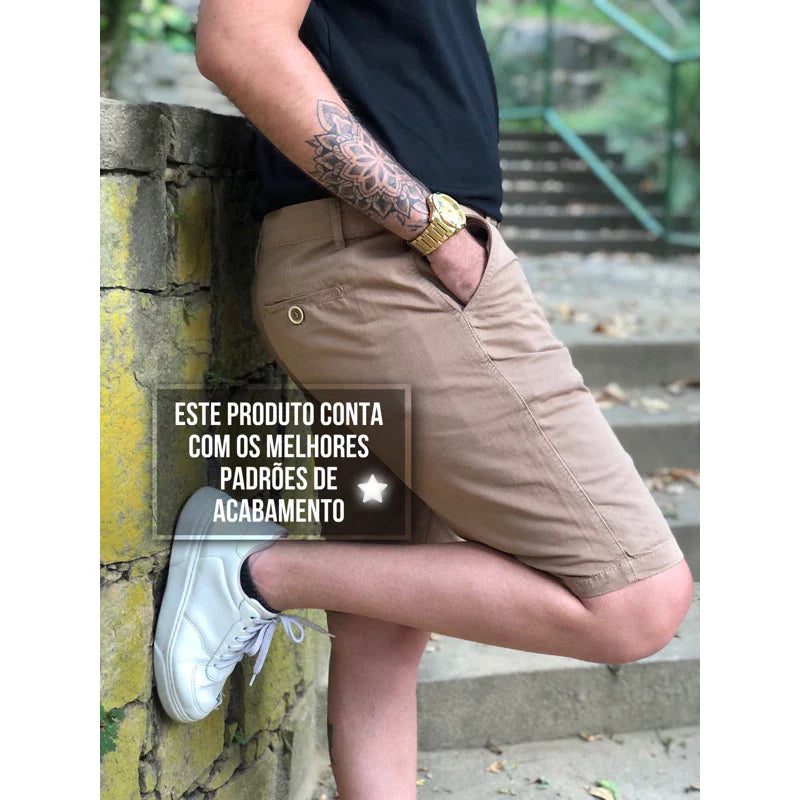 (PAGUE 3 LEVE 7) Bermudas Ralph Lauren 100% Sarja Premium - Últimas Unidades